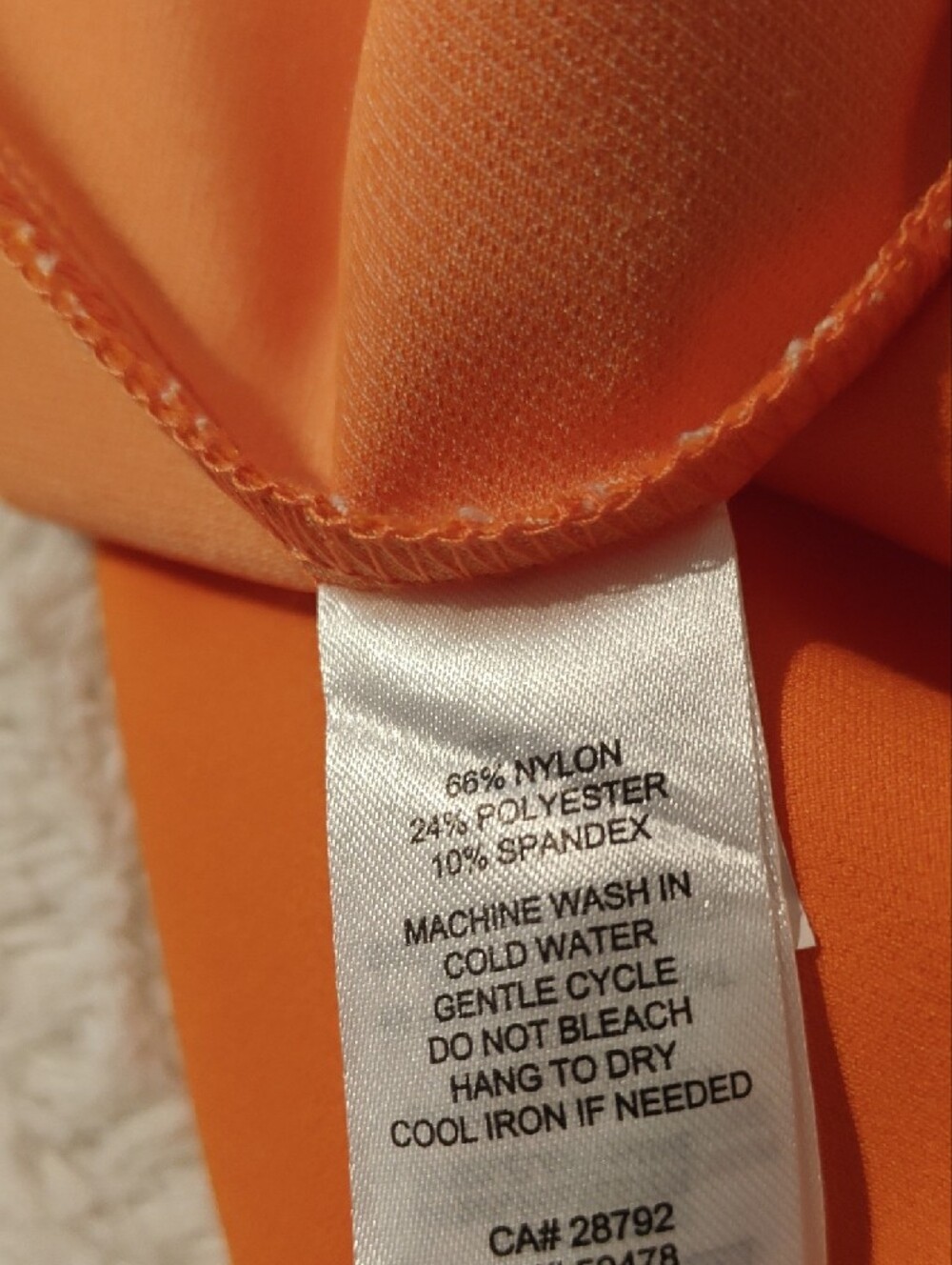 NWOT Rachel Zoe Cropped Straight-Leg Pants in Vibrant Orange - Picture 8 of 9